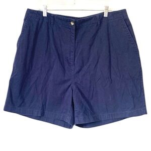 L.L. Bean Blue Bermuda Shorts Versatile Cotton size 20W